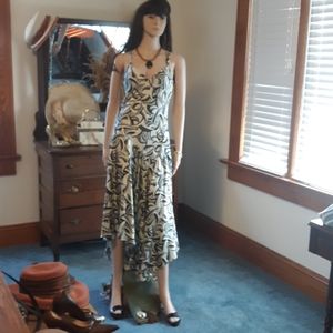 Vintage very full High Low dress.